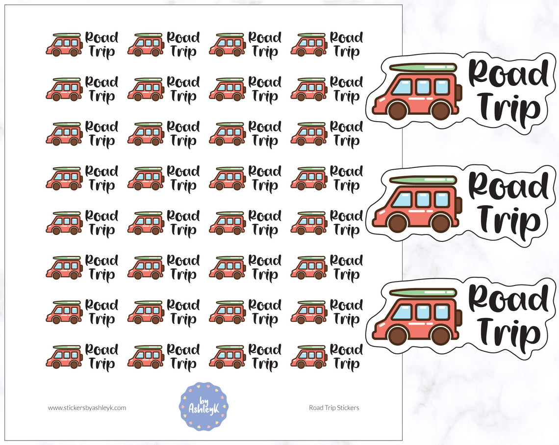 Road Trip Stickers