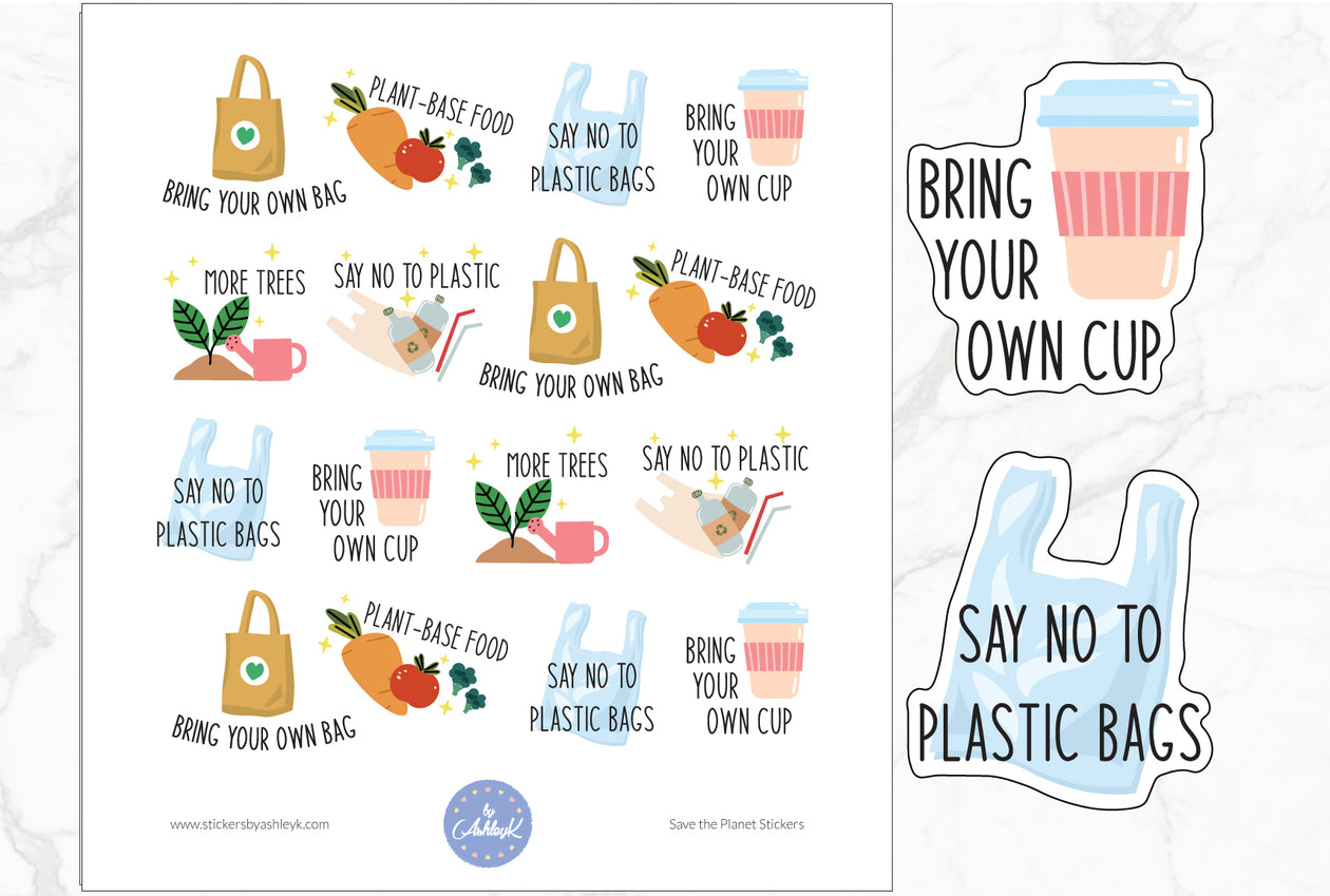 [50% OFF June Specials] Save The Planet Stickers
