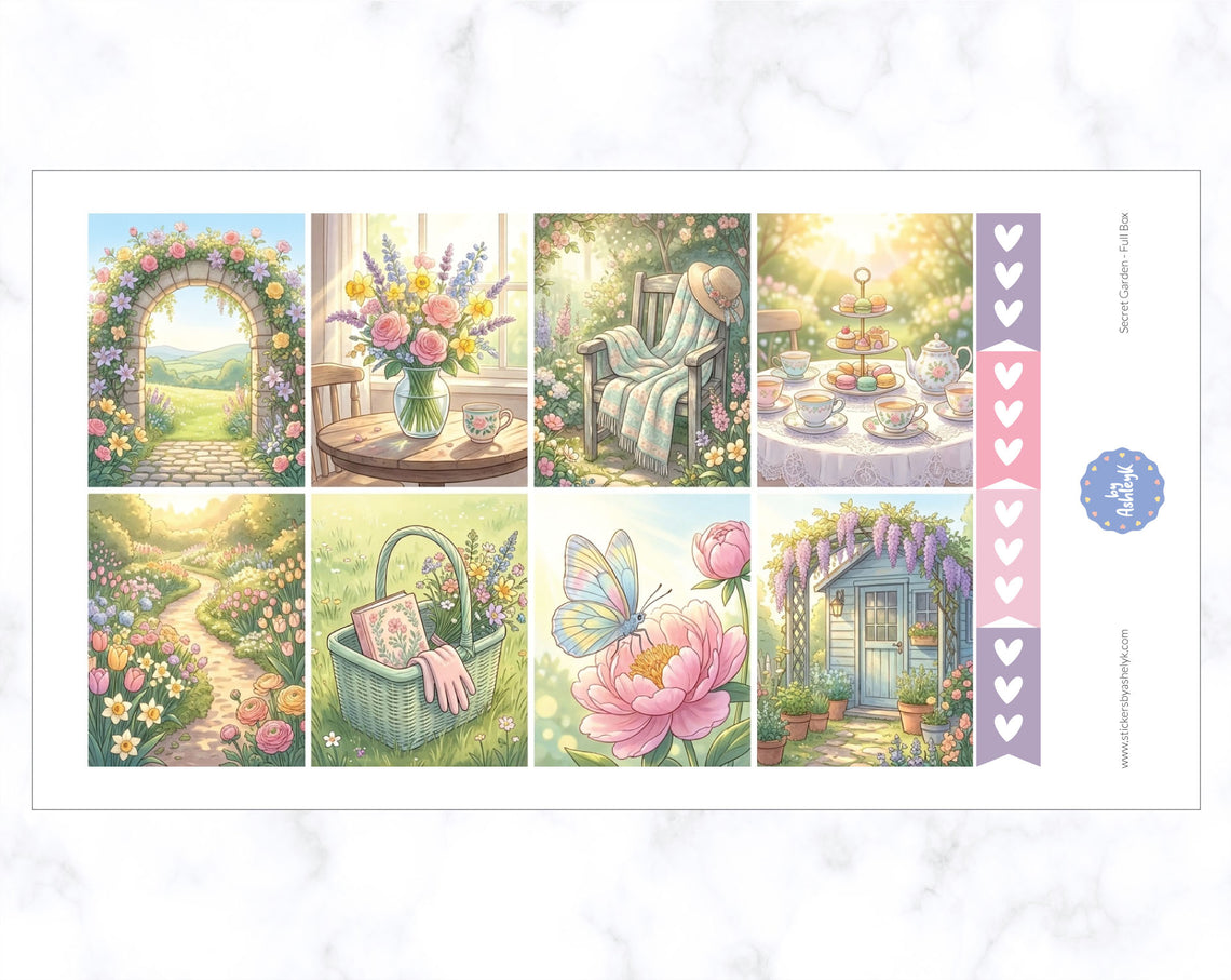 Secret Garden Weekly Kit  - Full Box Sheet