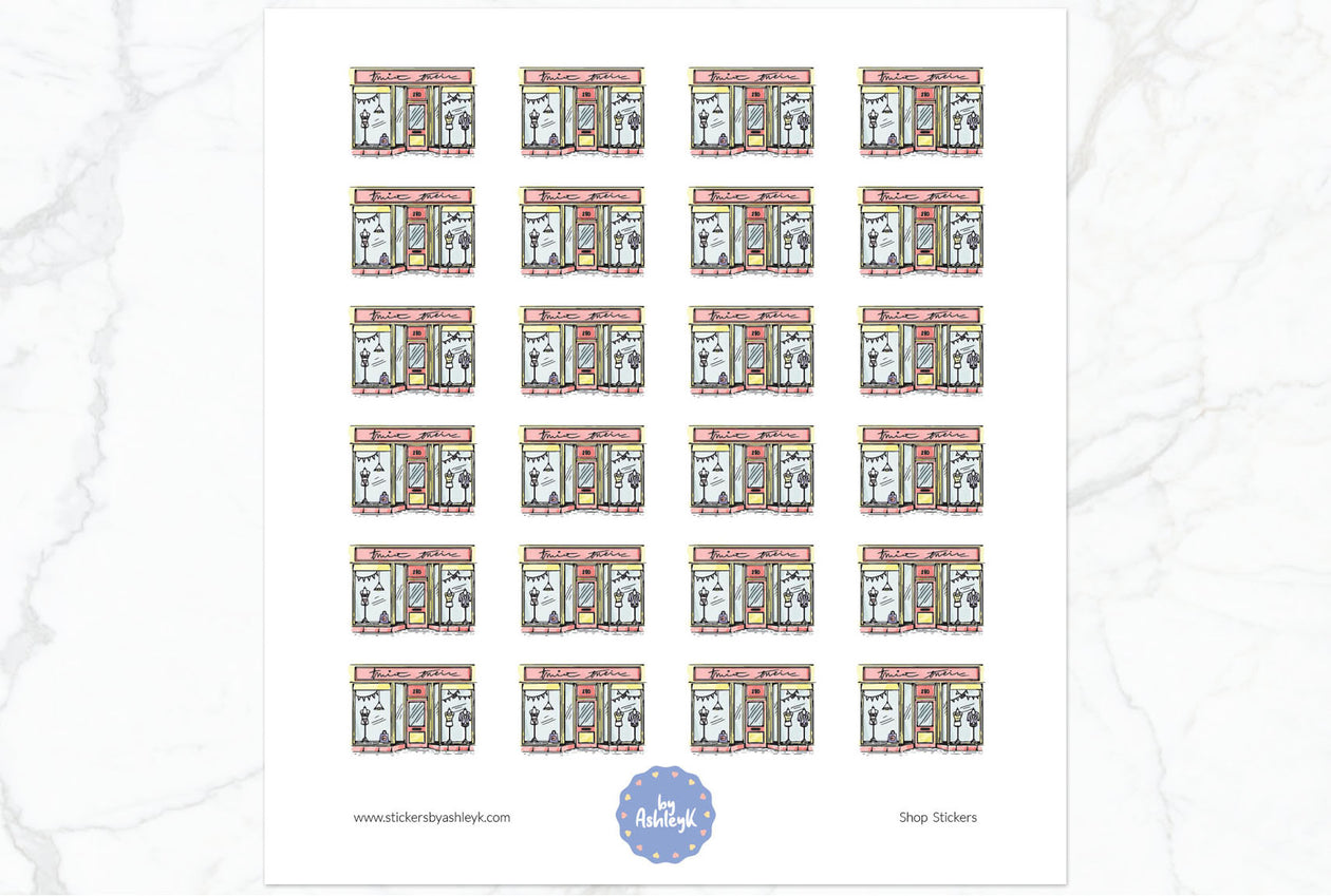 Shopping Day Shop Stickers