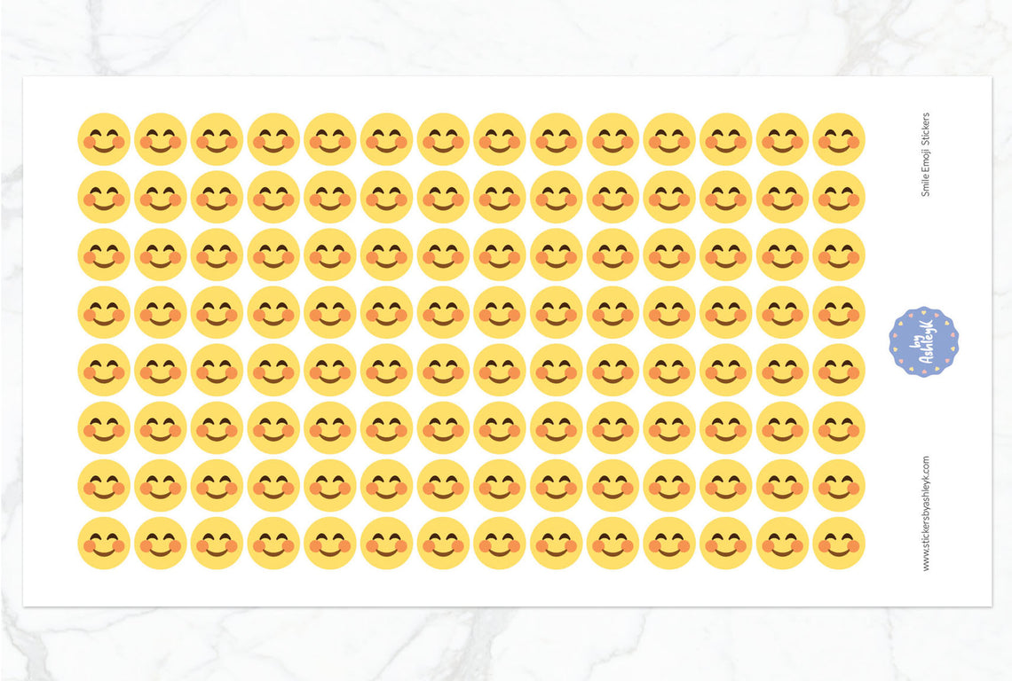 14 Emojis Stickers - Smile