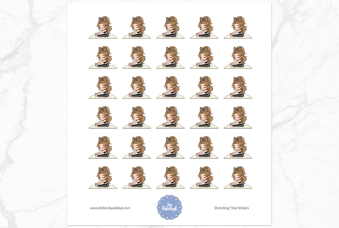 Stretching Time Planner Stickers