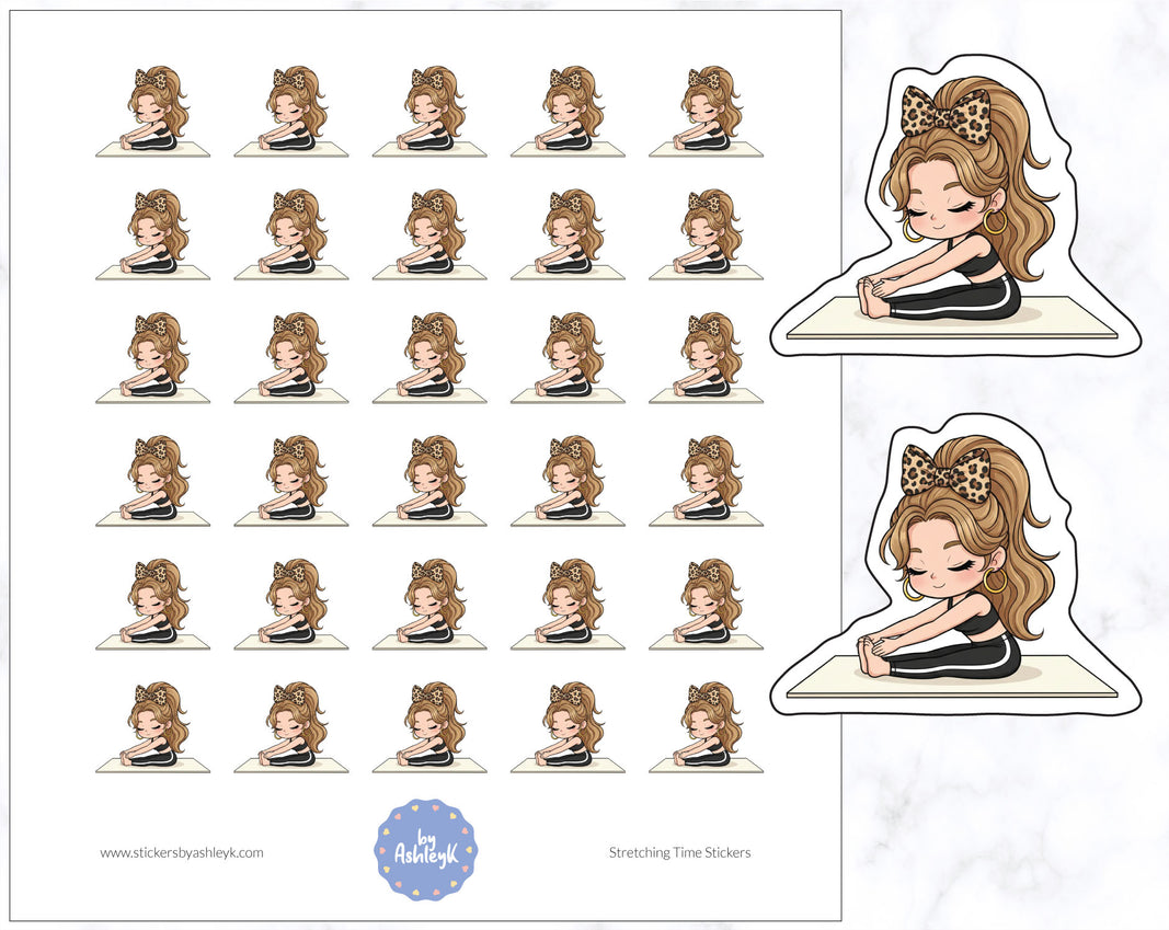 Stretching Time Planner Stickers