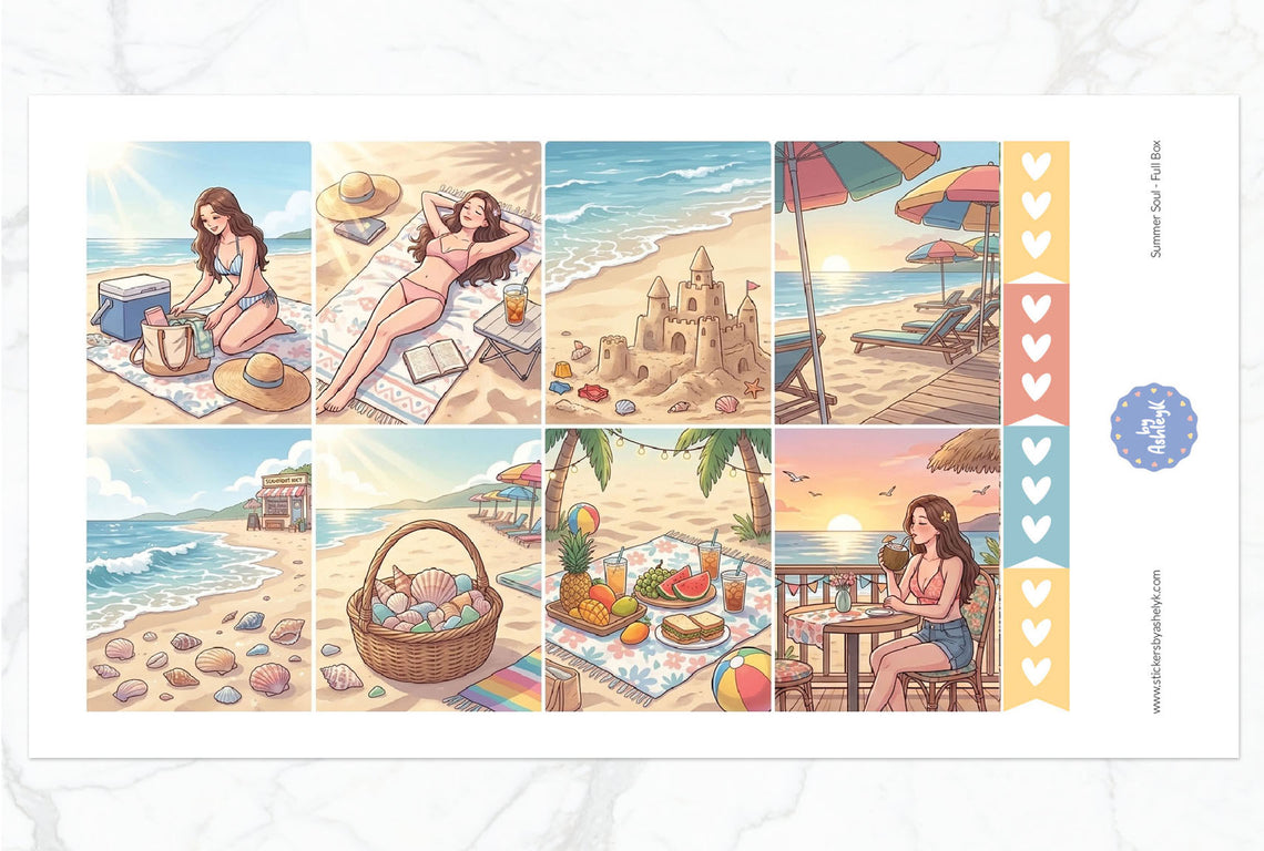 Summer Soul  Weekly Kit  - Full Box Sheet