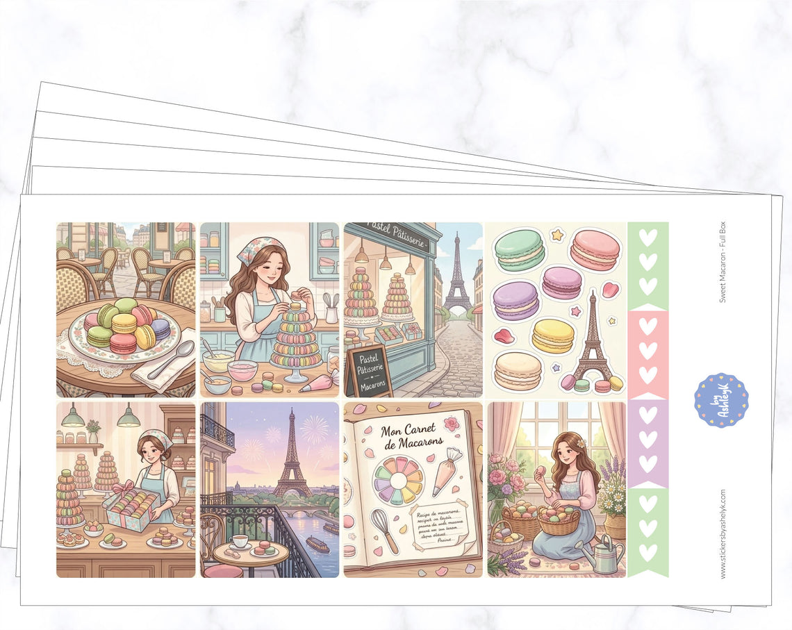 Sweet Macaron Weekly Kit  - Full Kit