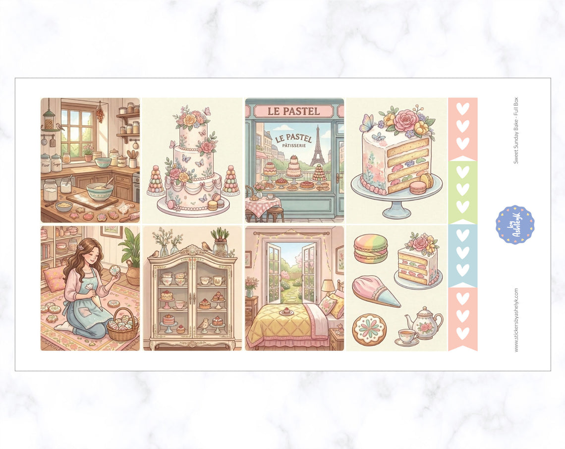 Sweet Sunday Bake Weekly Kit  - Full Box Sheet