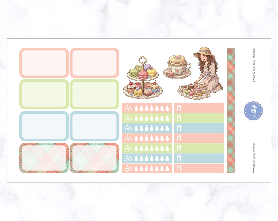 Sweet Sunday Bake Weekly Kit  - Half Box Sheet