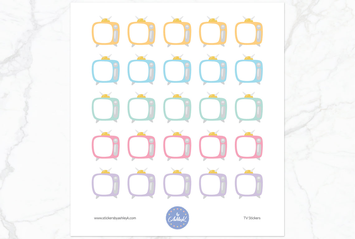 TV Stickers – Stickers by AshleyK