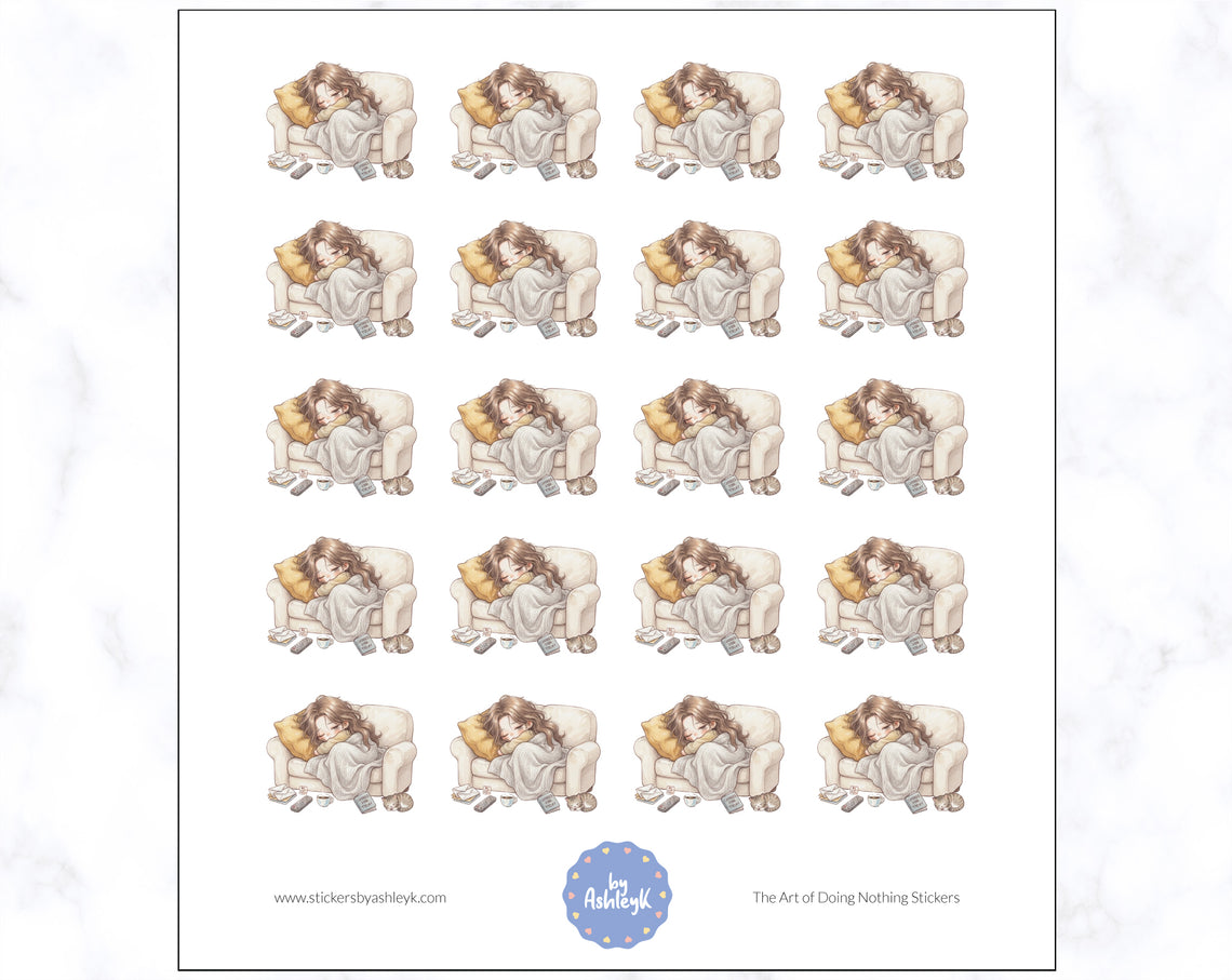 The Art of Doing Nothing Planner Stickers