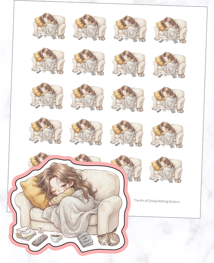 The Art of Doing Nothing Planner Stickers