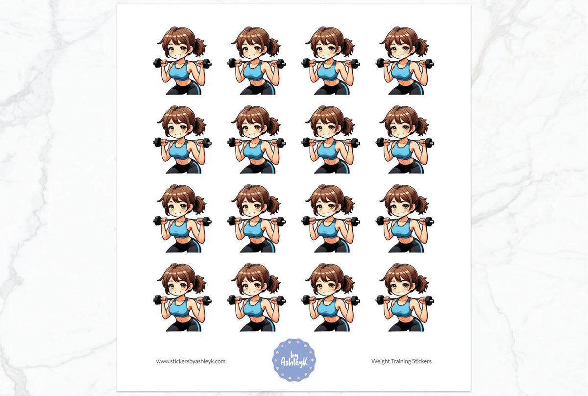 Weight Class Sticker Weight Training Stickers – Stickers by AshleyK