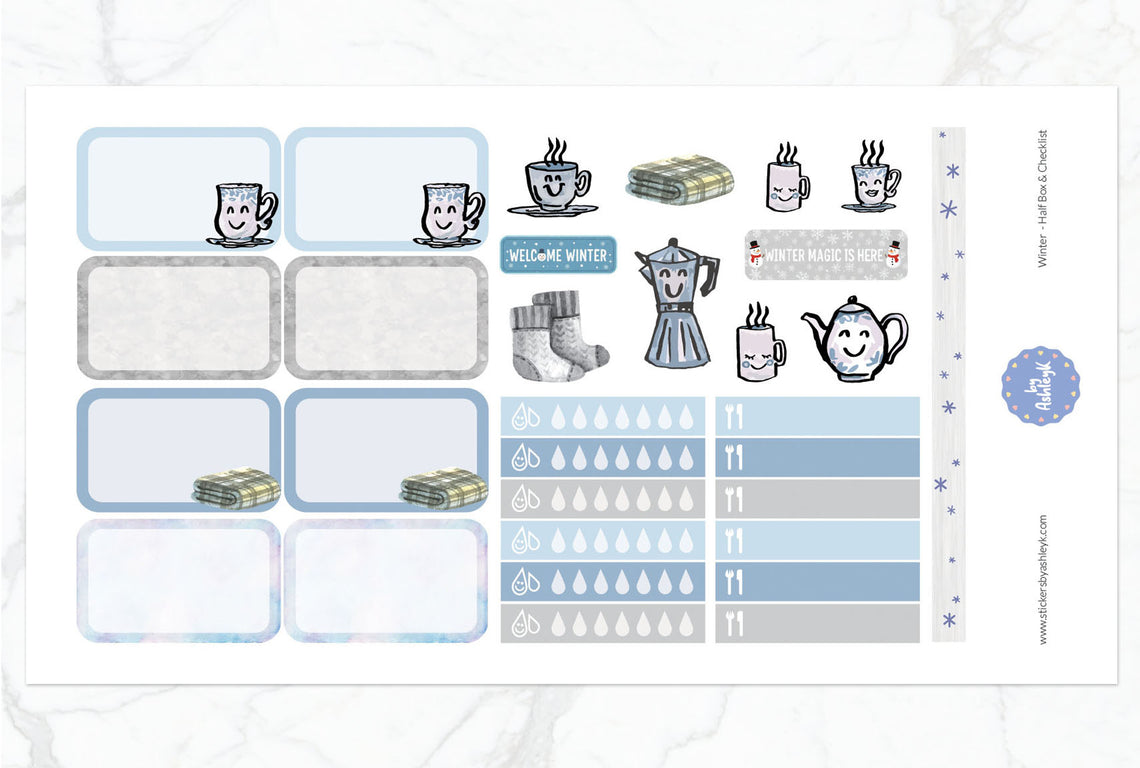 Winter - Half Box Sheet