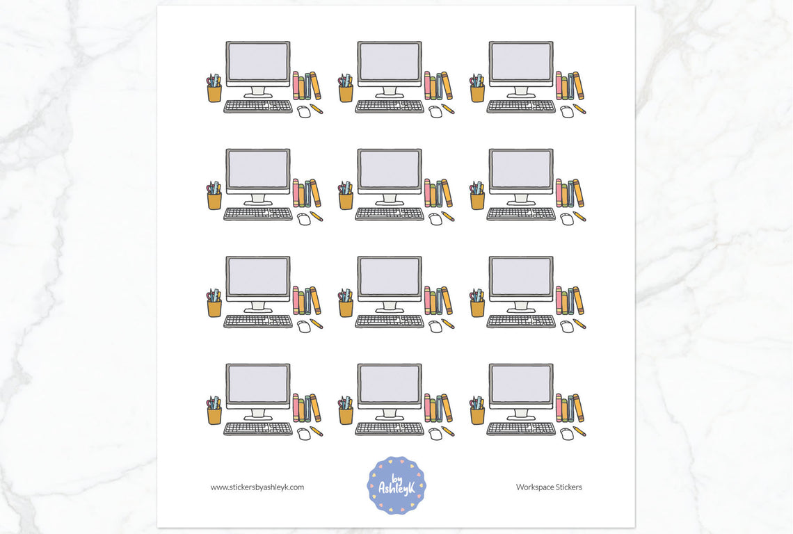 Workspace Planner Stickers