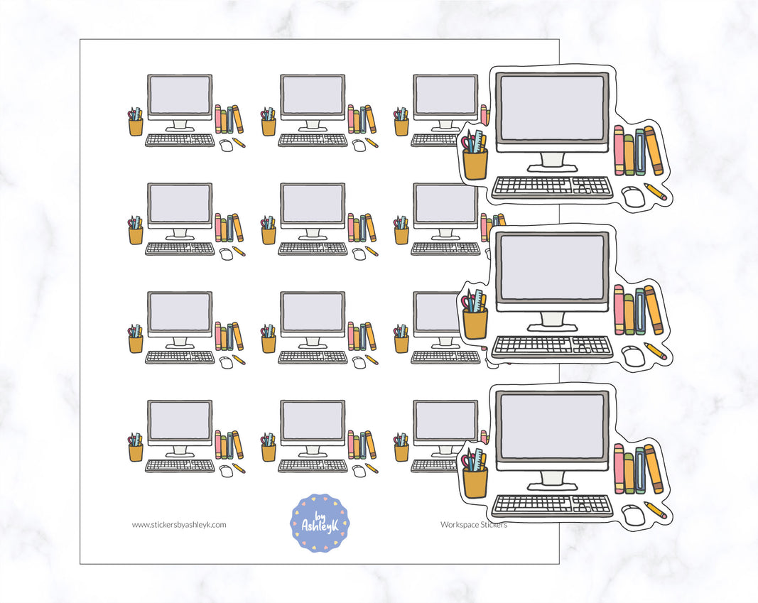 Workspace Planner Stickers