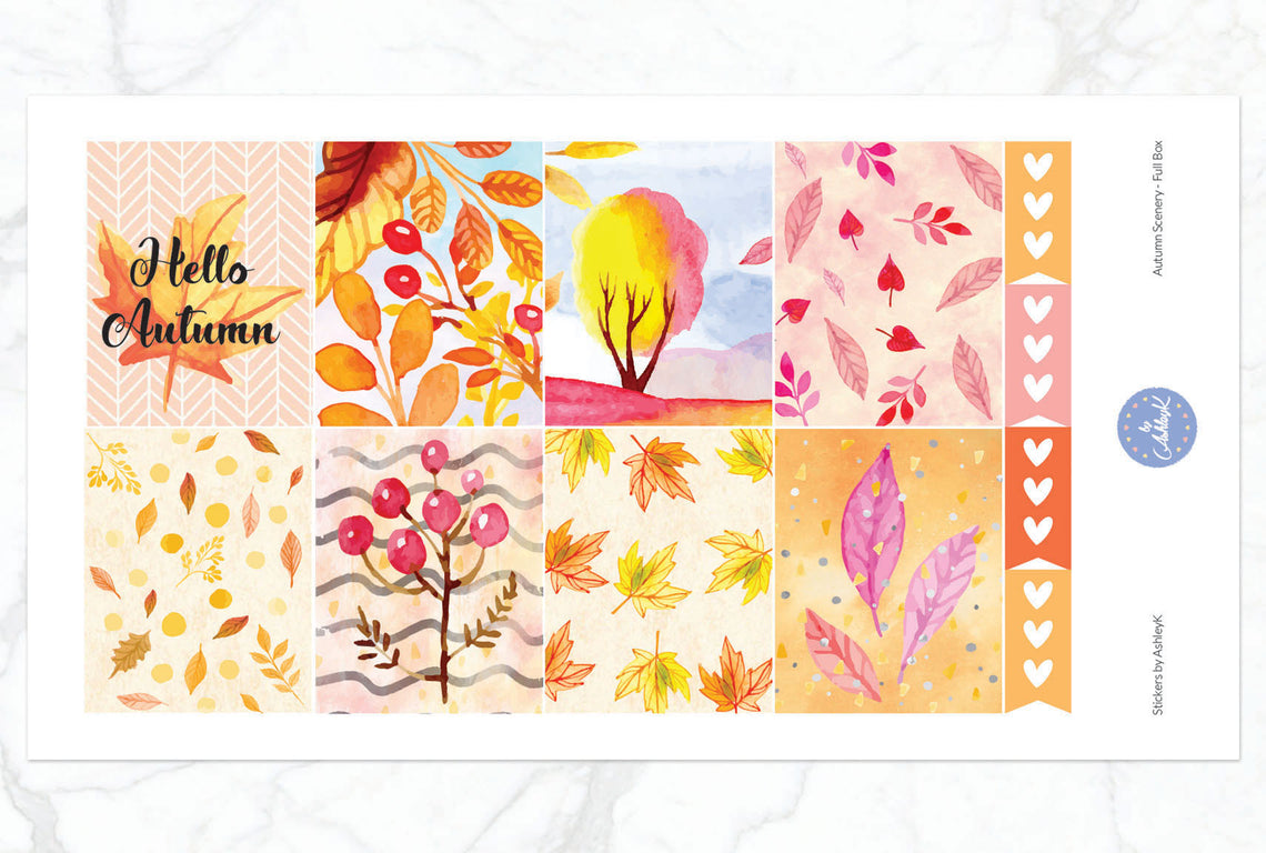 Autumn Scenery - Full Box Sheet