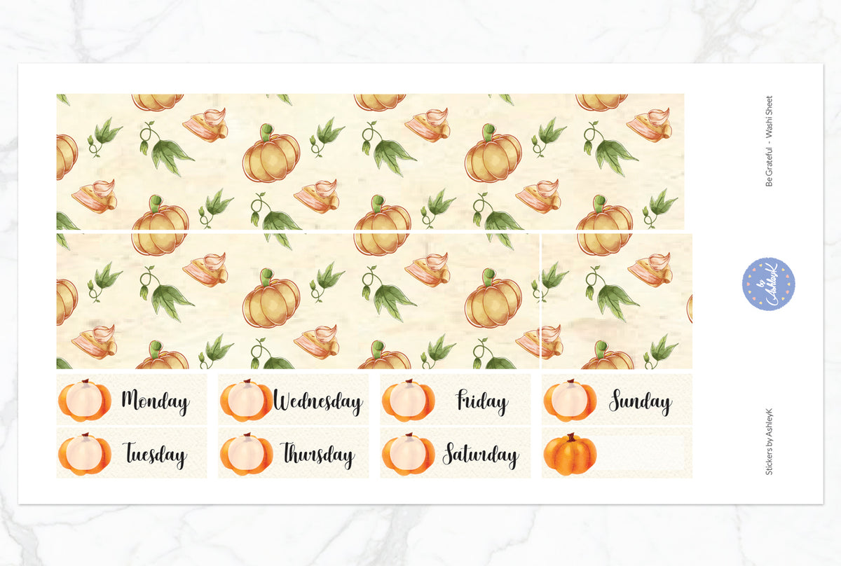 Be Grateful Weekly Kit - Erin Condren Planner Stickers – Stickers by ...