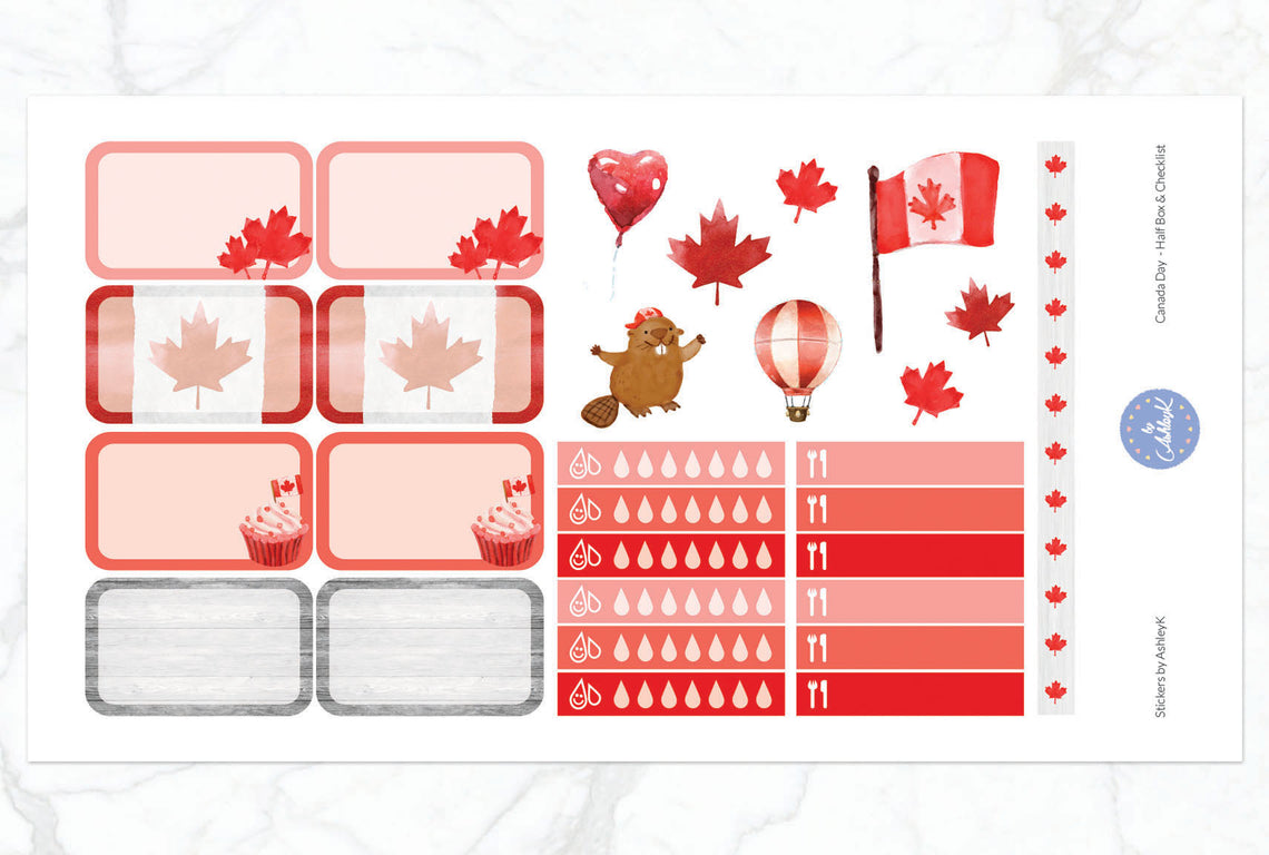 Canada Day - Half Box Sheet