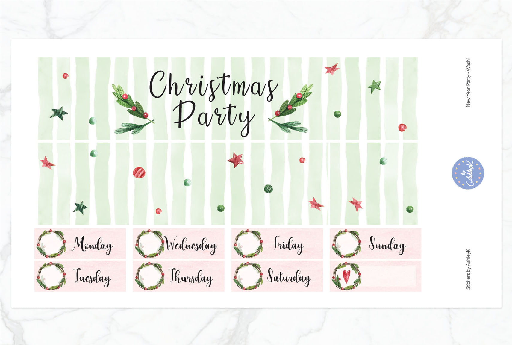It's Christmas Weekly Kit – Stickers by AshleyK