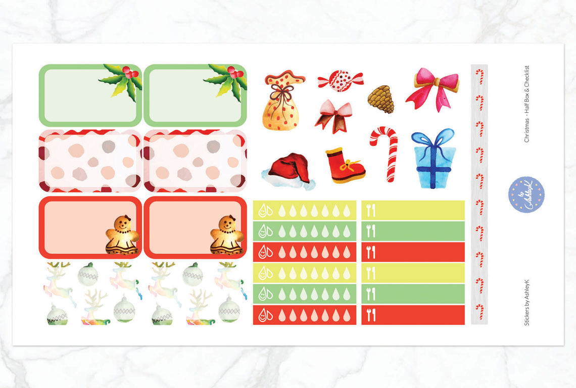 Christmas - Half Box Sheet