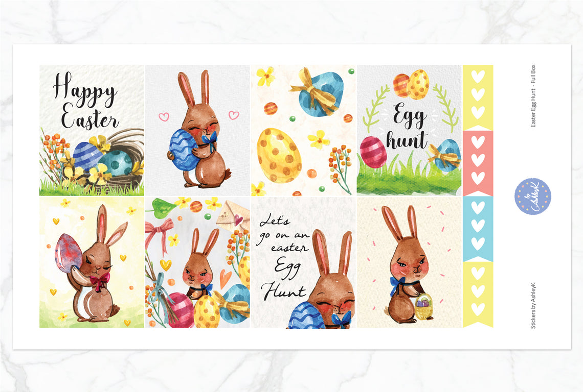 Easter Egg Hunt - Full Box Sheet