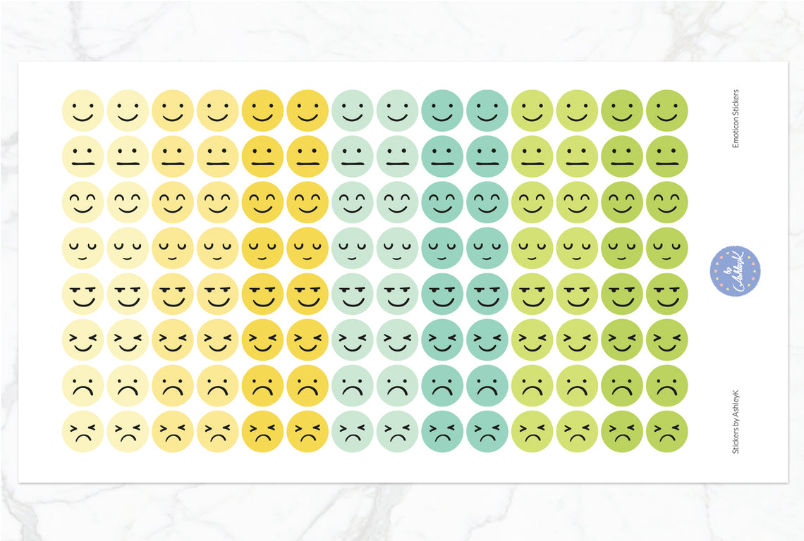 Emoticon Stickers - Lemon&Lime