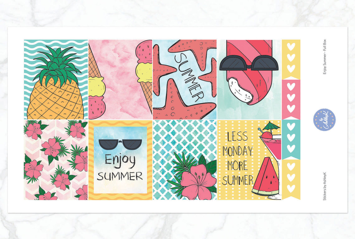 Enjoy Summer - Full Box Sheet