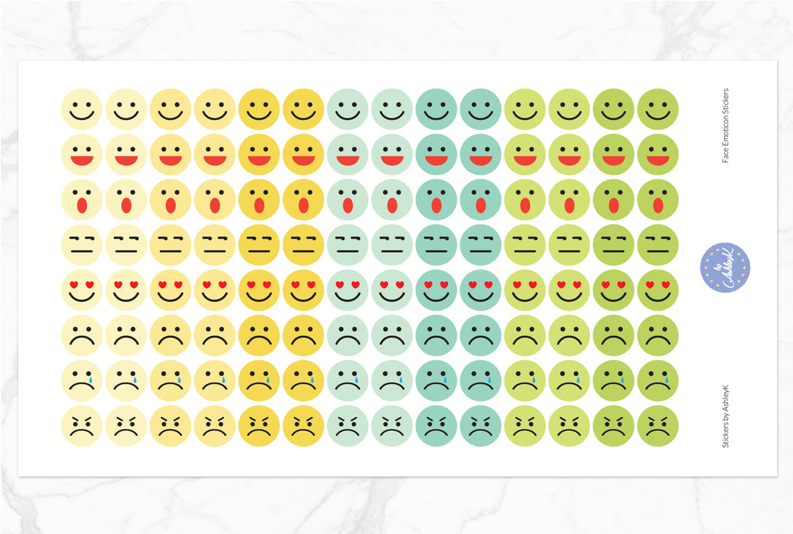 Emoticon Stickers - Lemon&Lime