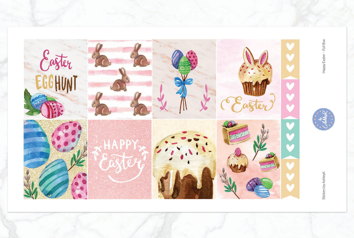 Happy Easter - Full Box Sheet