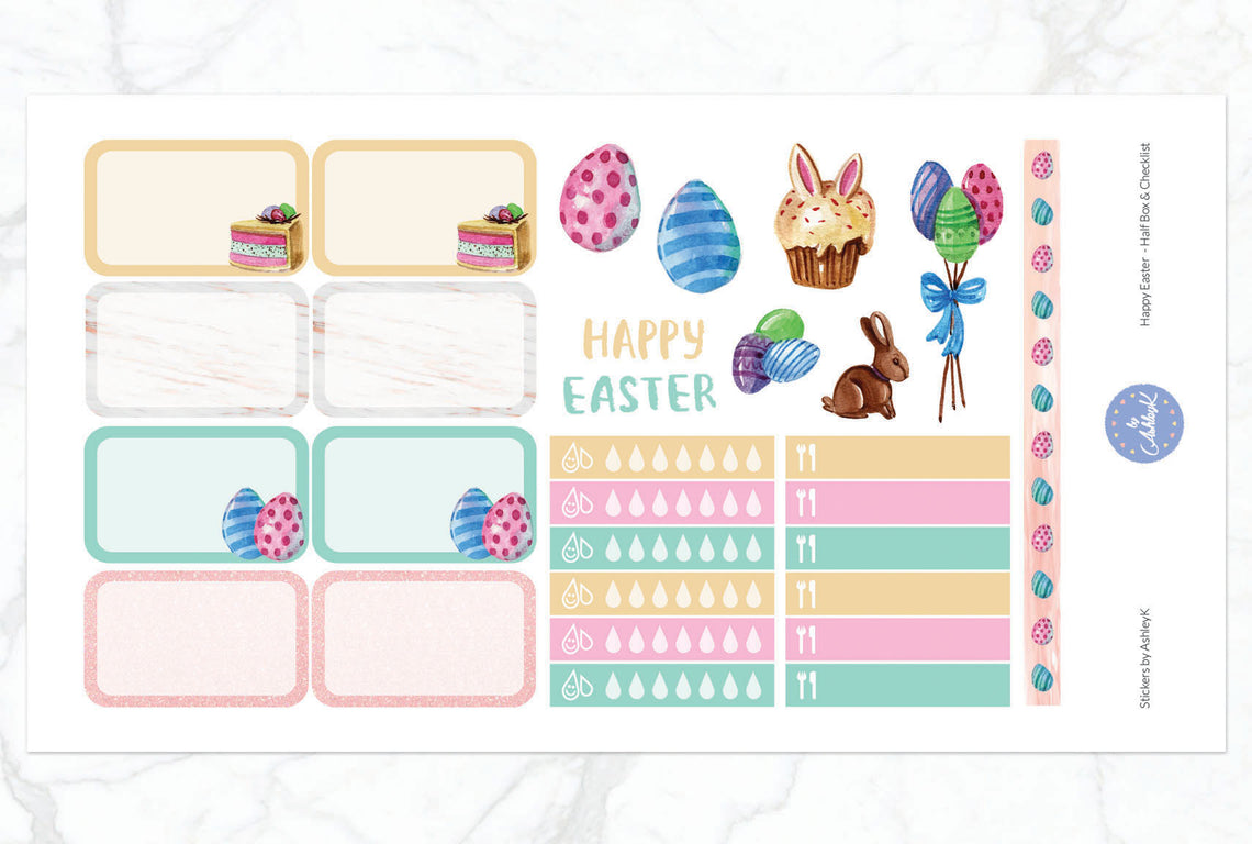 Happy Easter - Half Box Sheet