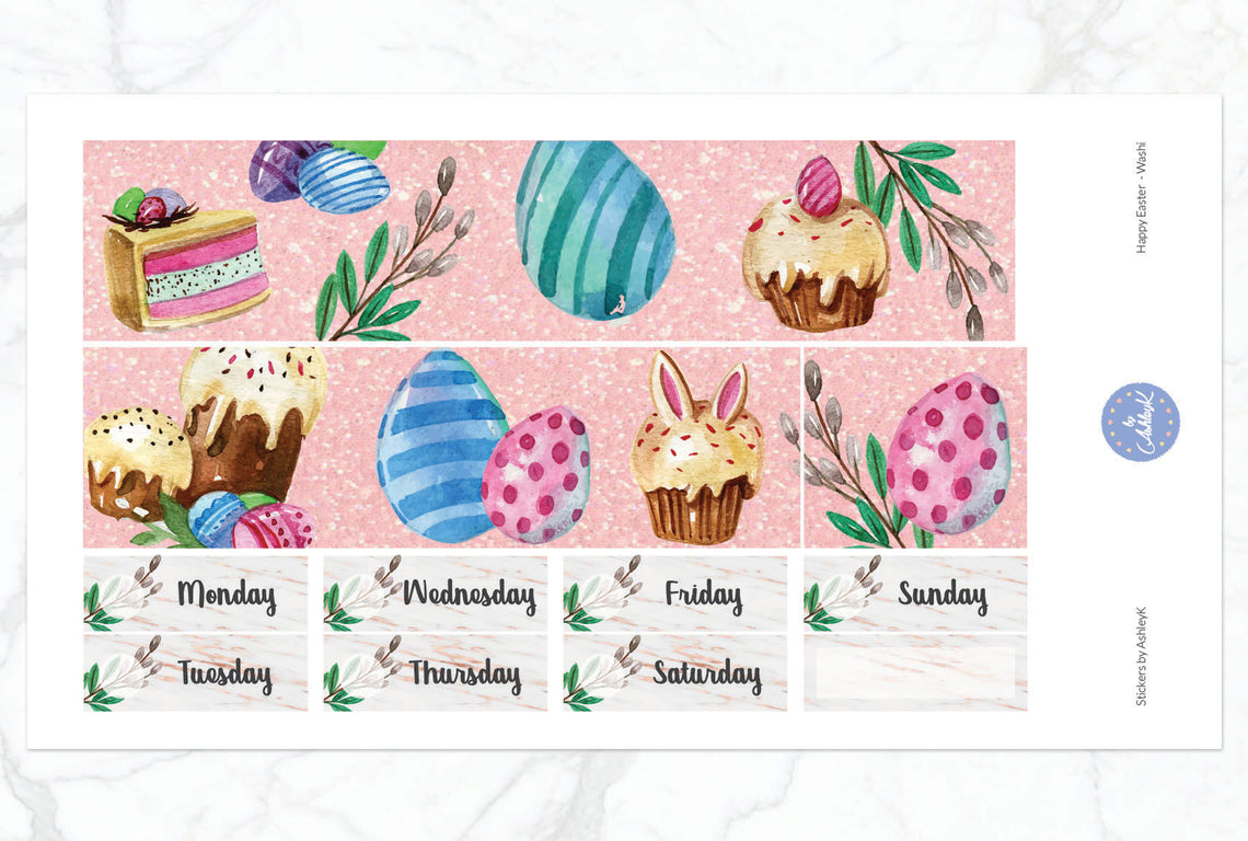Happy Easter - Washi Sheet