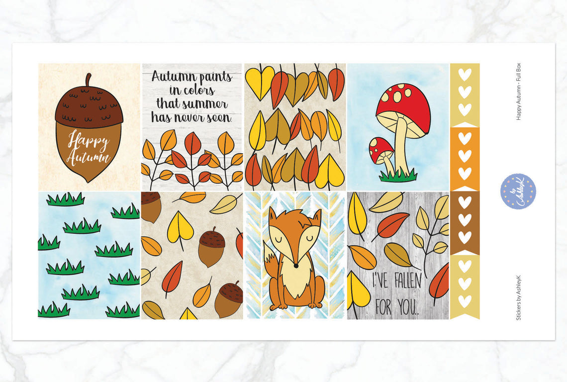 Hello Autumn - Full Box Sheet