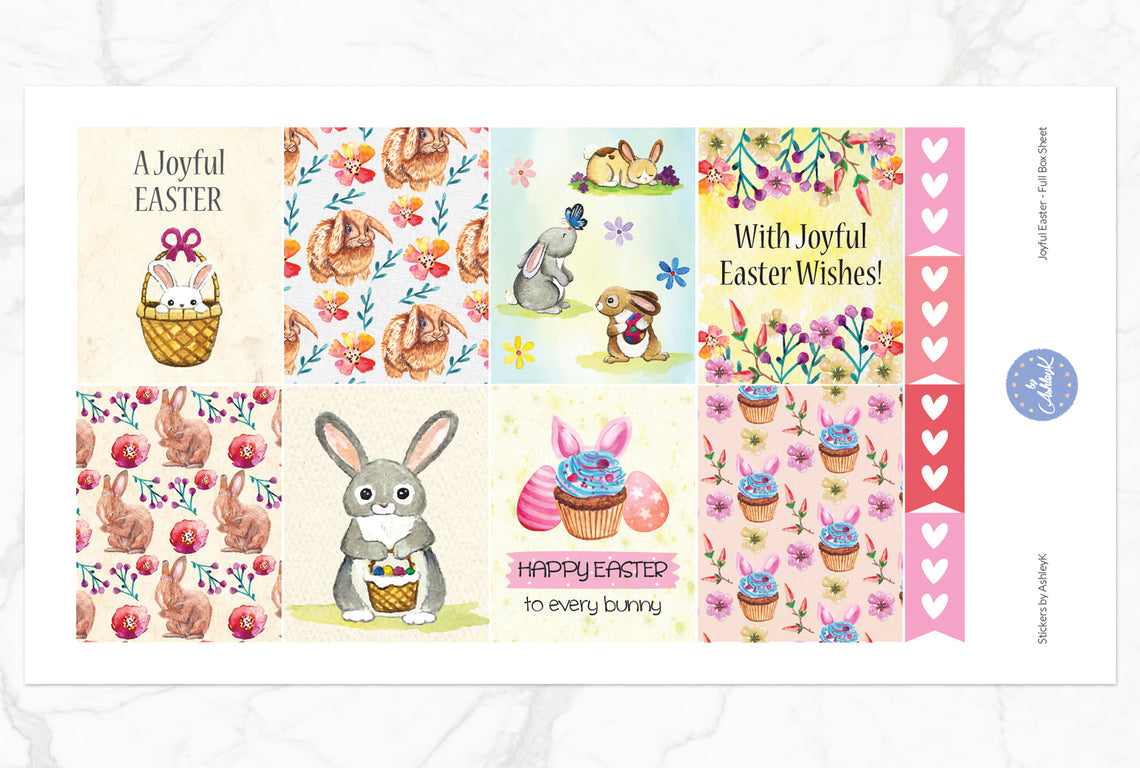 Joyful Easter Weekly Kit  - Full Box Sheet