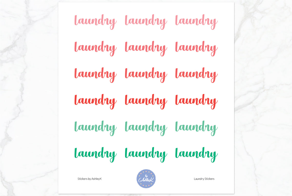 Laundry Stickers - Watermelon