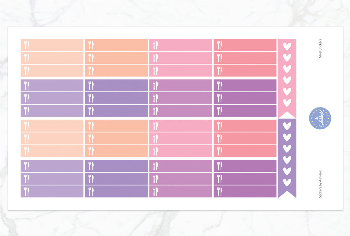 Meal Planner Stickers – Stickers by AshleyK