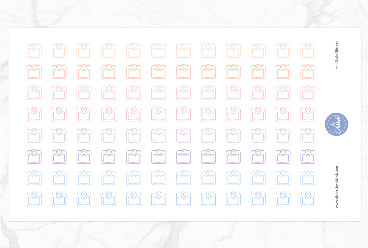Mini Scale Stickers – Stickers by AshleyK