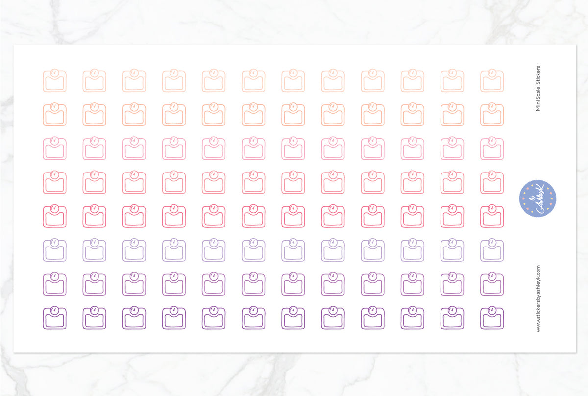 Fun Scale Stickers Mini Scale Stickers – Stickers by AshleyK