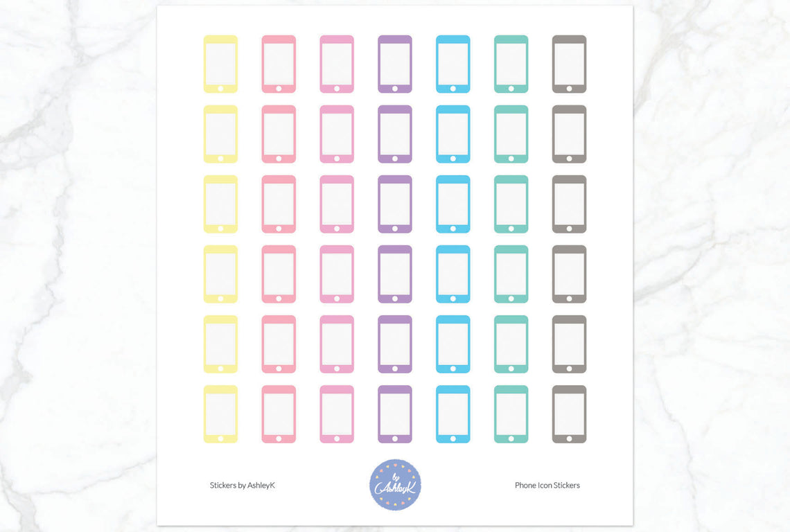 Phone Stickers - Pastel