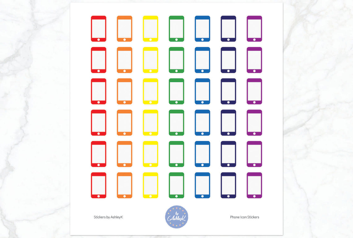 Phone Stickers - Rainbow