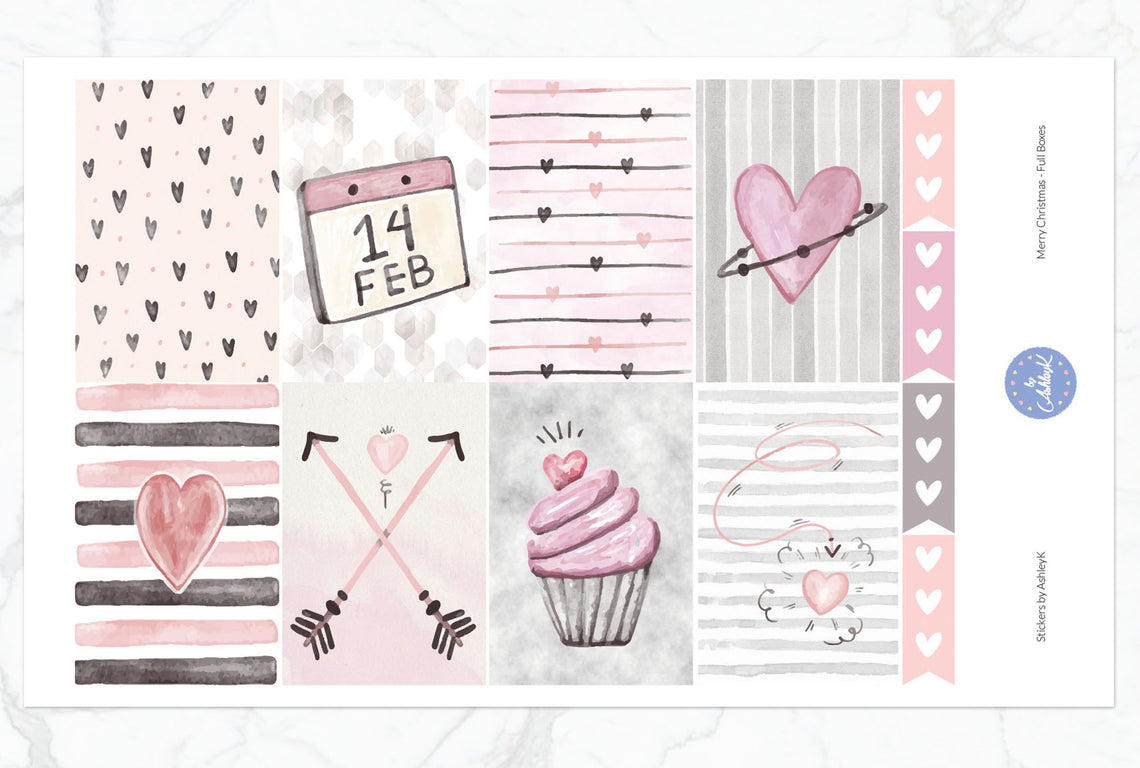 Pink Valentine's Day - Full Box Sheet