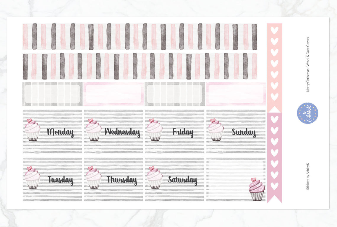 Pink Valentine's Day - Washi Sheet