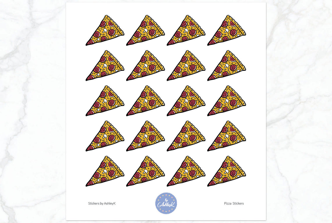 Pizza Stickers - Pizza Slice