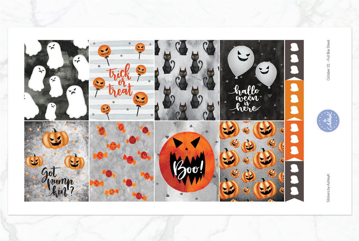 Pumpkin Night  - Full Box Sheet