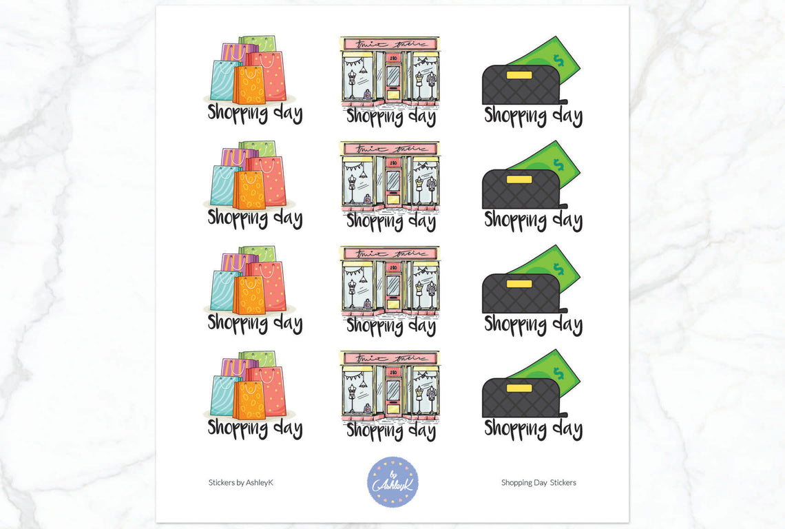 Shopping Stickers - Mixed