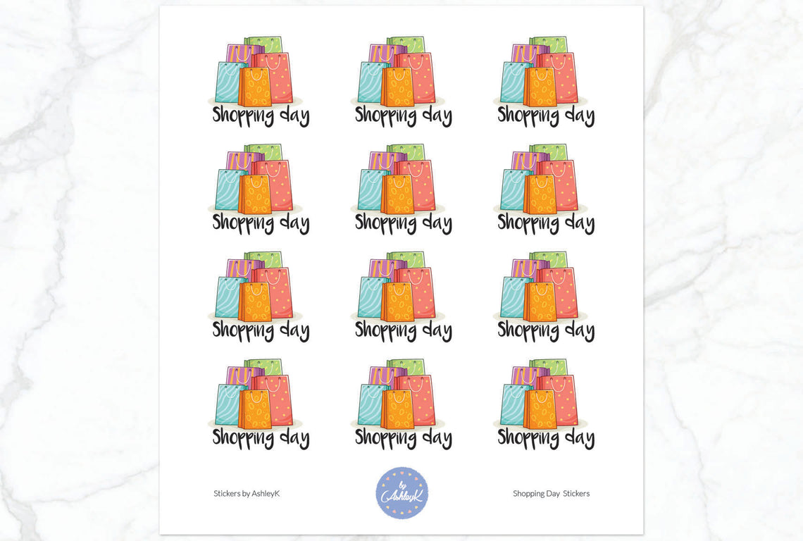 Shopping Stickers - Shopping Bags