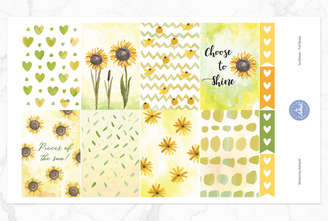 Sunflower - Full Box Sheet