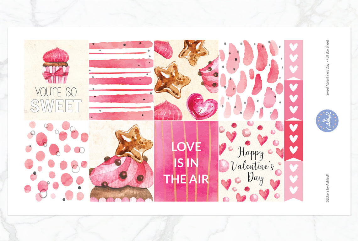 Sweet Valentine's Day - Full Box Sheet