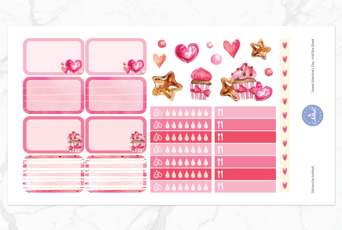 Sweet Valentine's Day - Half Box Sheet