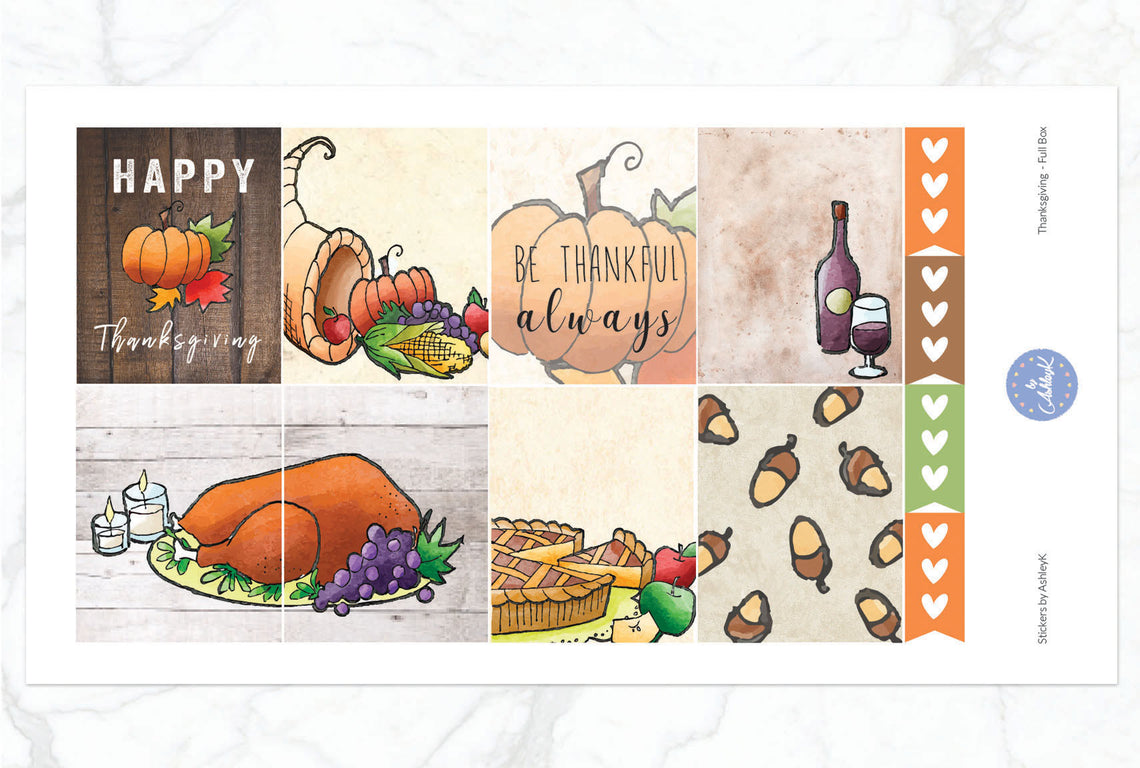 Thanksgiving - Full Box Sheet