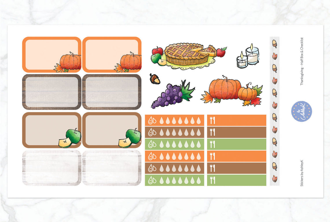Thanksgiving - Half Box Sheet
