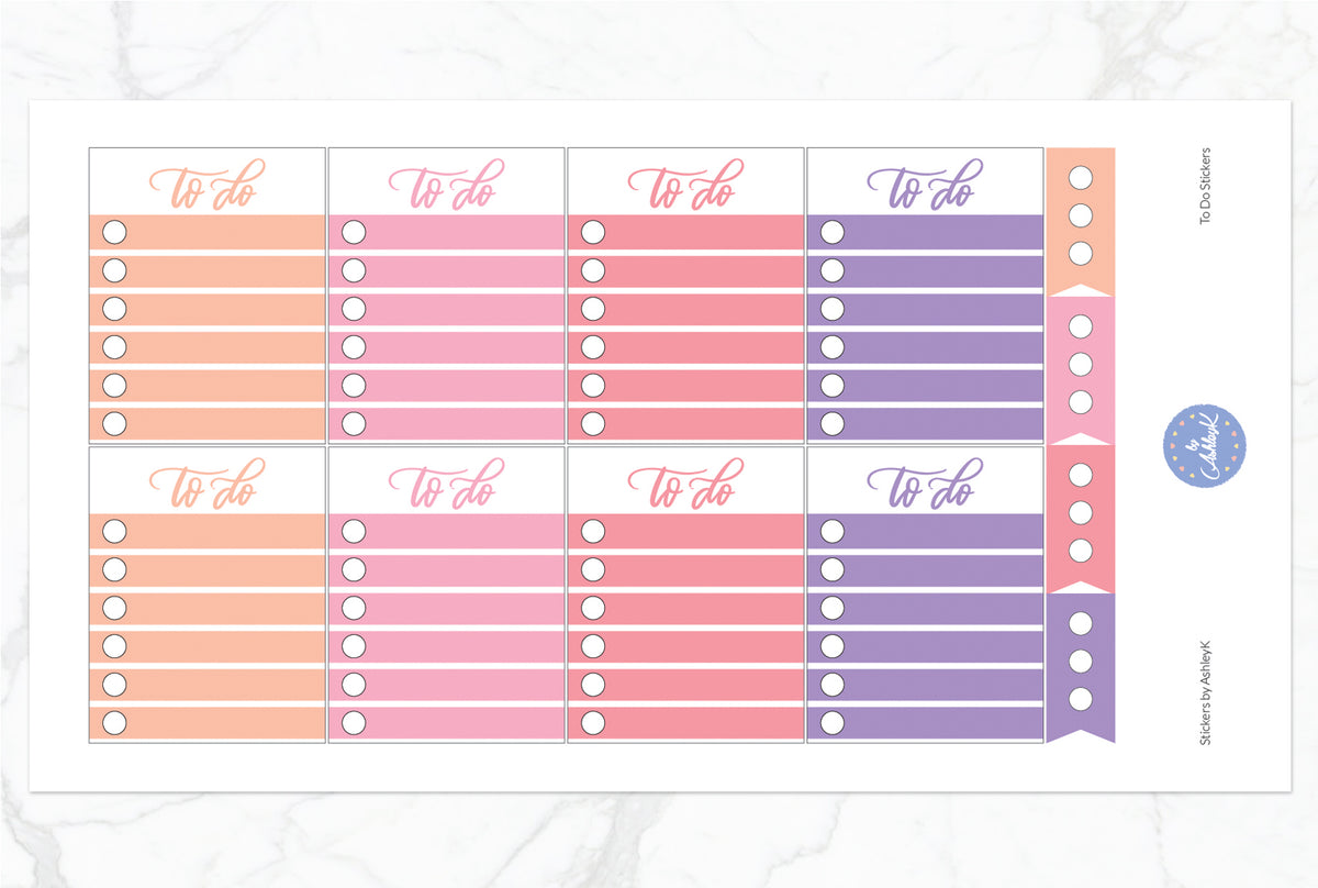 To Do Planner Stickers – Stickers by AshleyK